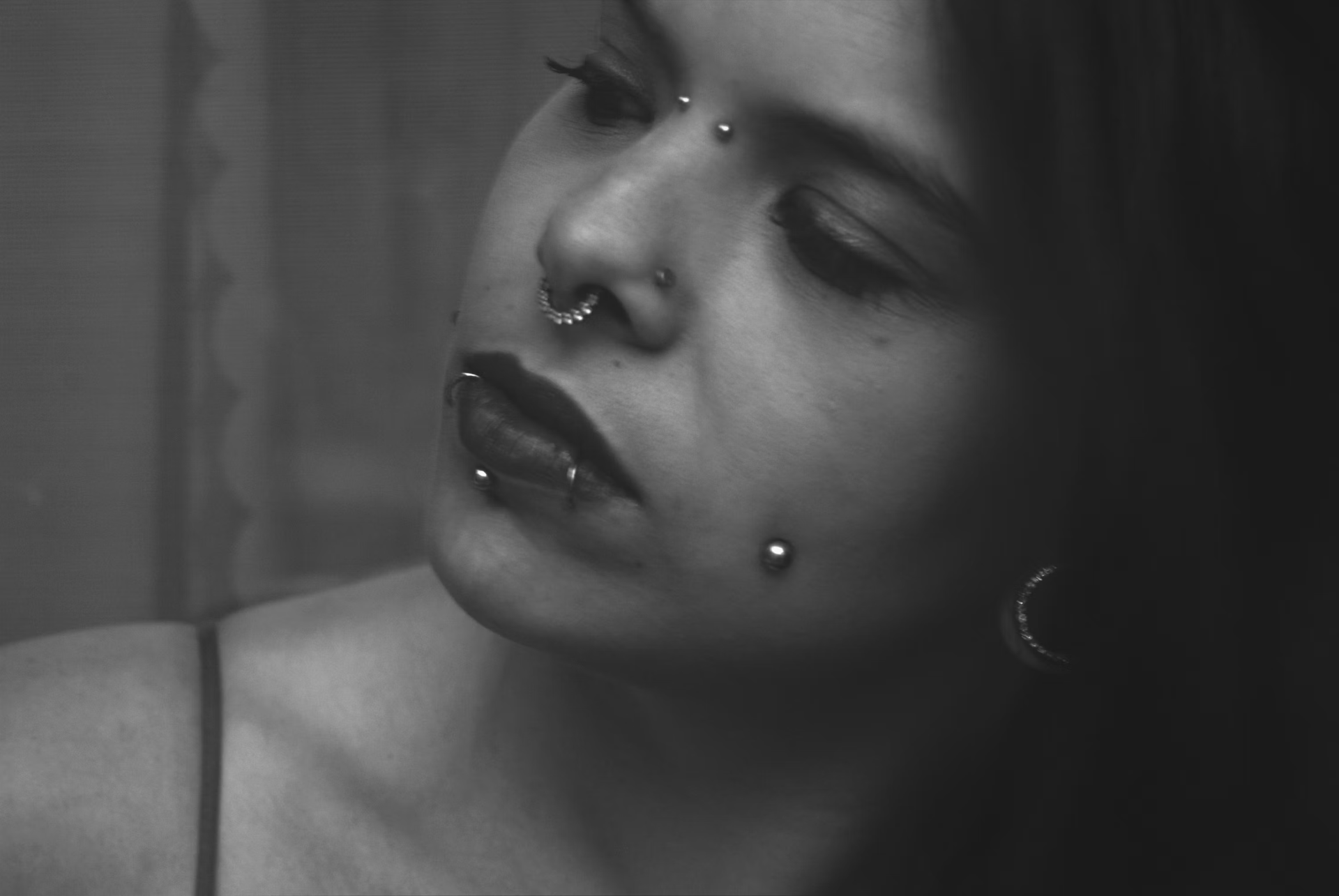 Septum piercing at The Ink Art Candolim